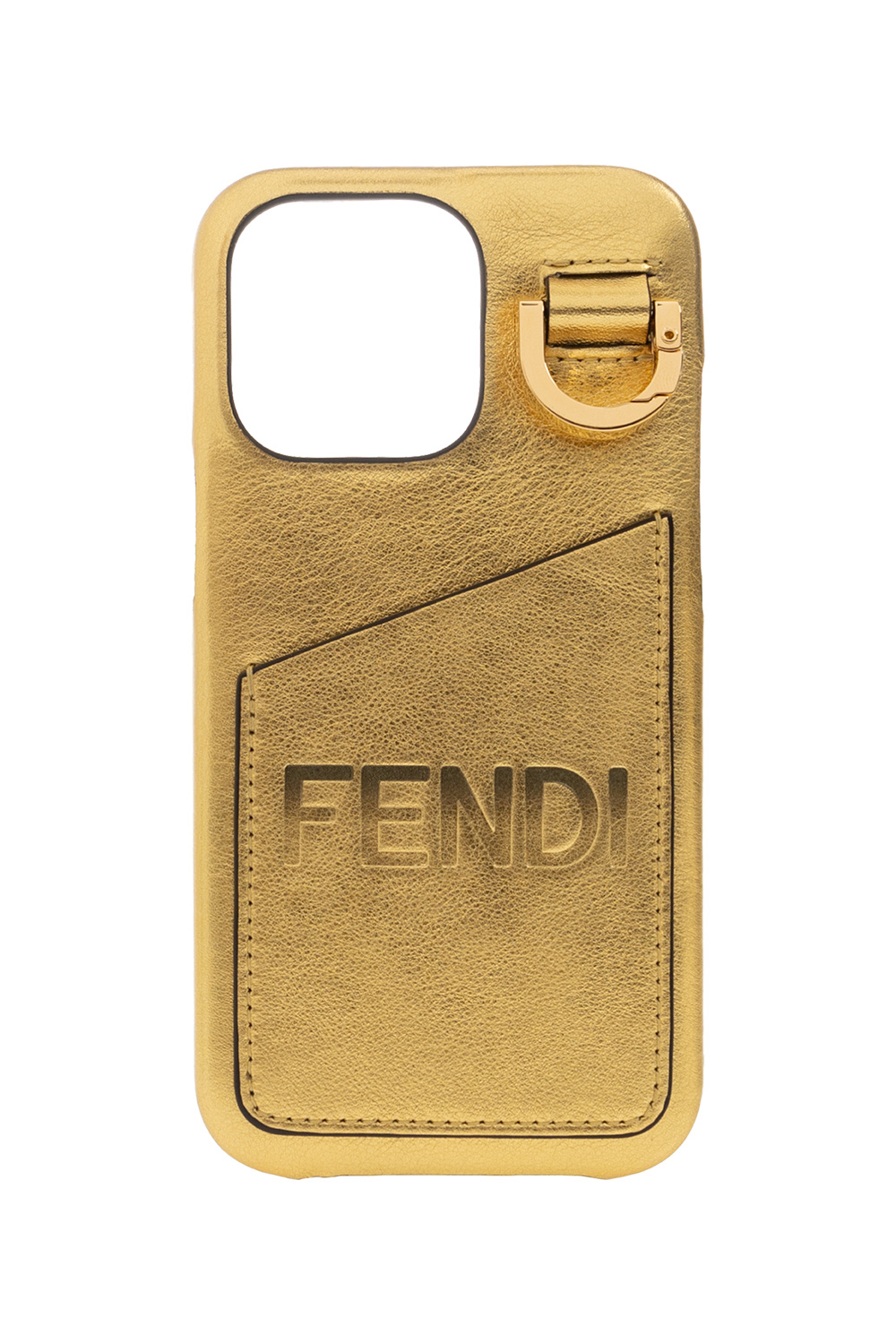 fendi black logo scarf iPhone 13 13 Pro case Fendi IetpShops Italy